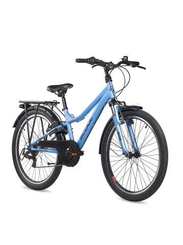 S'COOL Kinderfahrrad - troX 24 Zoll 6-Gang | ab 8 Jahre - Blue/Lime