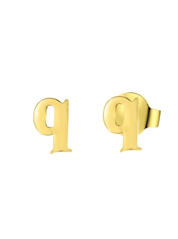 Lucardi Ohrringe "Buchstabe Q"