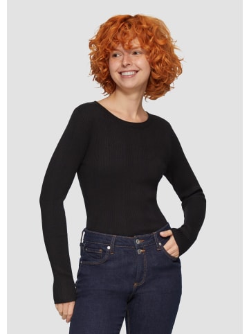 QS Strickpullover in 9999_schwarz