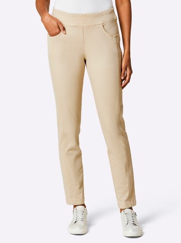 ascari Lyocell-Baumwoll-Schlupfjeans in sand