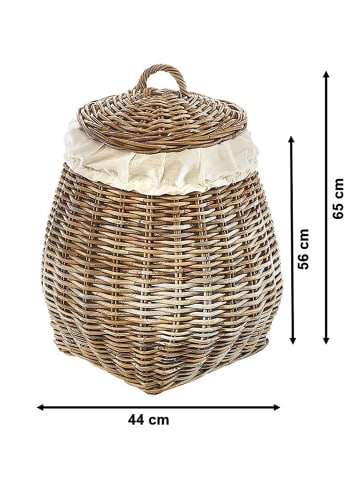 kobolo Wäschekorb PEAR in Braun