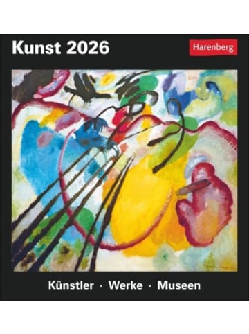 Harenberg Kalender - Kunst Tagesabreißkalender 2026 - Kulturkalender - Künstle