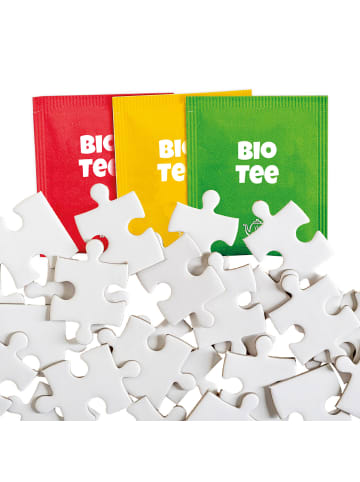 ROTH Puzzle und Tee-Adventskalender Motiv Baumschmuck in Lila