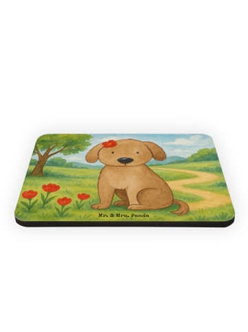 Mr. & Mrs. Panda Kühlschrankmagnet Hund Dame Design ohne Spruch in Weiß