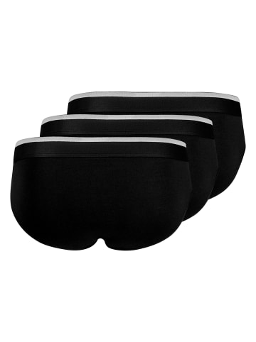 Skiny 3er Pack Briefs Cotton Multipack in Schwarz