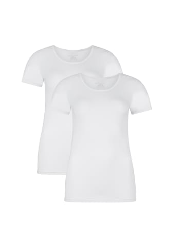 Bamboo Basics T-Shirt 2er Pack in Weiß