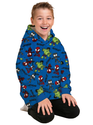 Spiderman Marvel Spidey Oversize Cozy Hoodie Spiderman Übergroße Kuschelpullover in blau