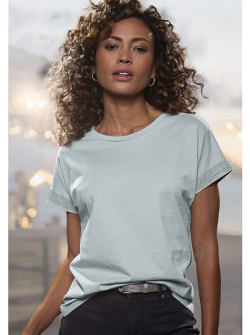 LASCANA Kurzarmshirt in aqua