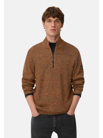 Camel Active Strick-Troyer mit melierter Struktur in Zimt