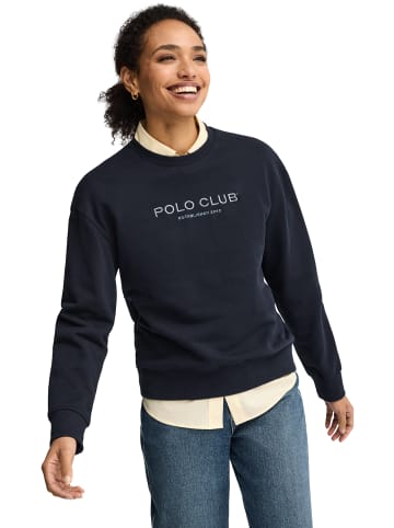 Polo Club Sweatshirt EST MINIMAL TITLE SWEAT U W VO in Navy Blau