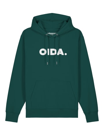 wat? Apparel Sweatshirt Oida in Glazed Green
