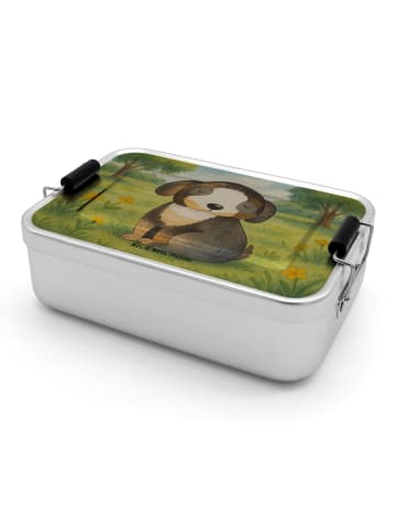 Mr. & Mrs. Panda Lunch Box Hund Entspannen Design ohne Spruch in Weiß