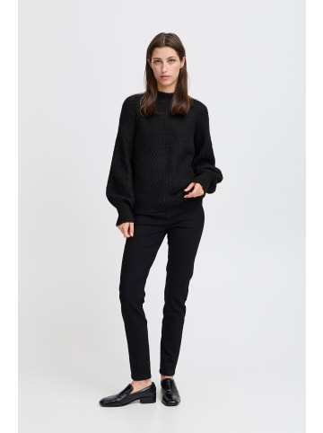 b. young Strickpullover langarm BYOKSANA Loose fit in Black