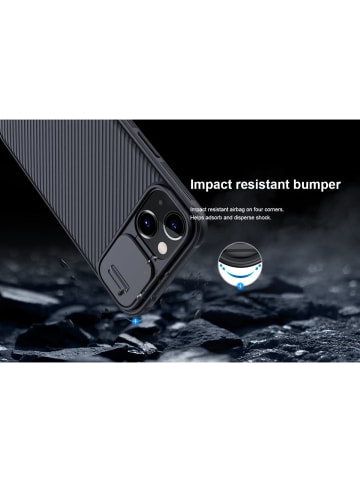 COFI 1453 Nillkin Camshield Pro Magnetic Kompatibel mit  iPhone 18 Pro in Schwarz