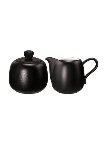 2-tlg. Milch- & Zucker-Set Liberty Velvet Black in Schwarz 260 ml
