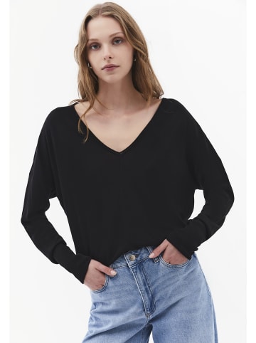 OXXO V-Ausschnitt-Pullover BLACK