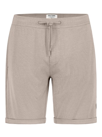 Eight2Nine Lässige Shorts Elastischer Bund Seitentaschen in Beige-2