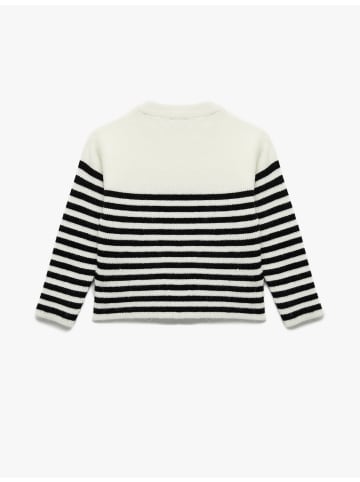 KOTON SWEATERS in Ekru Gestreift