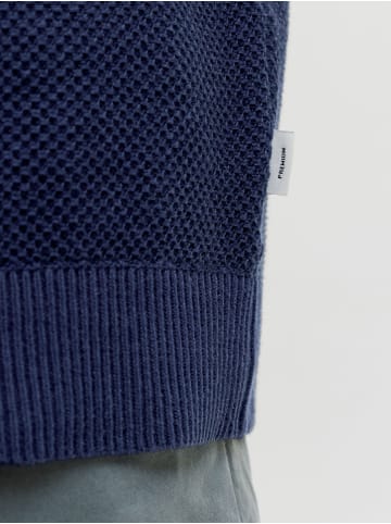 Jack & Jones Gestricktes T-Shirt in Night Sky