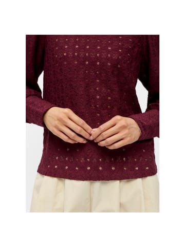 Object Langarmshirt in windsor wine