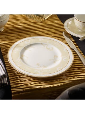 Villeroy & Boch 18er Set Kaffeeservice Ivoire weiß-gold in weiß-gold