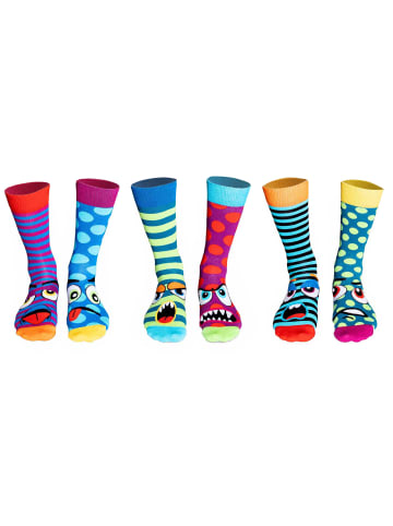 United Oddsocks Socken 3er Pack in The Grump Heads