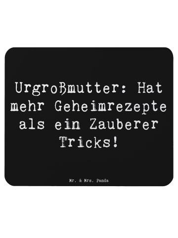 Mr. & Mrs. Panda Mauspad Urgroßmutter Schätze mit Spruch in Schwarz