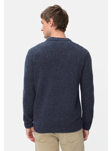 Camel Active Strickpullover aus Merinowollgemisch in Navyblau