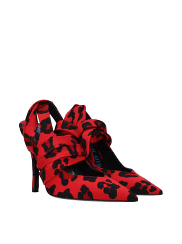 The Attico Rot Stoff High Absatz Pumps