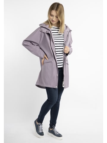 Schmuddelwedda Damen Oversized Regenmantel in Rauchlavendel