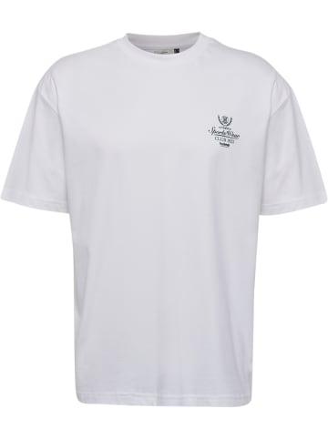 Hummel Hummel T-Shirt Hmlloose Lebensstil Erwachsene in WHITE/DARK GREEN