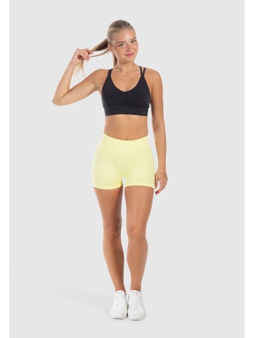 SMILODOX Shorts Cetrina Scrunch in Gelb