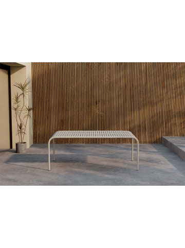 ebuy24 Gartentisch Borneo Beige 100 x 200 cm