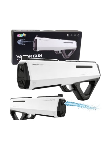 Wisam® Elektrisches Wasserpistolengewehr, weiß, Reichweite 12 m