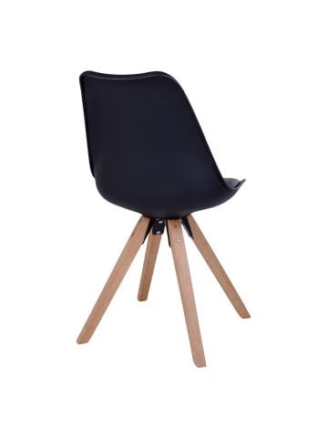 ebuy24 Benno Esszimmerstuhl  Schwarz 2er Set