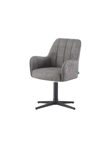 DUBI Möbel 2er-Set: Drehstuhl THOMAS-ROMY in Grau - (B)58 x (H)87 x  (T)62 cm