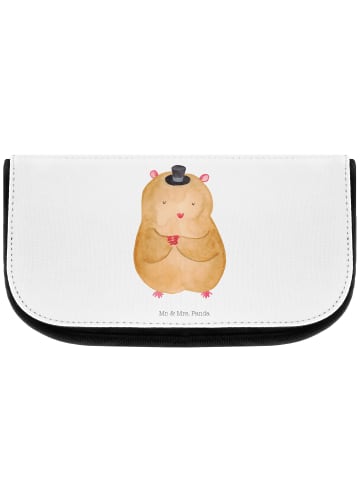 Mr. & Mrs. Panda Kosmetiktasche Hamster Hut ohne Spruch in Weiß
