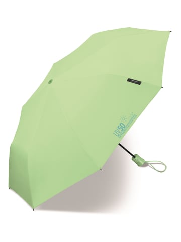 happy rain Mini AC UV50 Protect Automatik Taschenschirm in grün