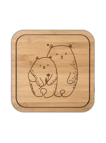 Mr. & Mrs. Panda Untersetzer Aus Kork Bären Liebe ohne Spruch in Transparent