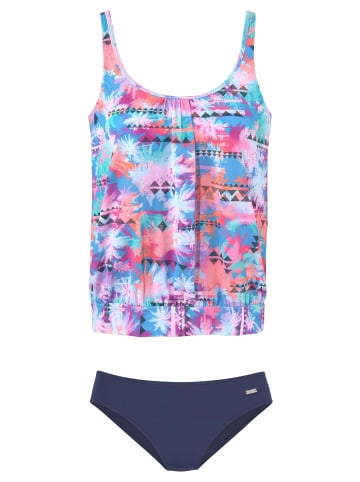 Venice Beach Tankini in pink-blau-bedruckt