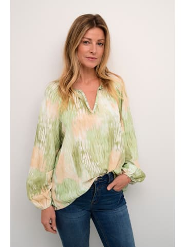 Cream Langarm-Bluse CRCassia Regular fit in Green Watercolor