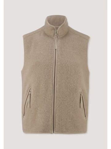 Hessnatur Hessnatur Wollfleece Weste Regular aus reiner Bio-Merinowolle in sand
