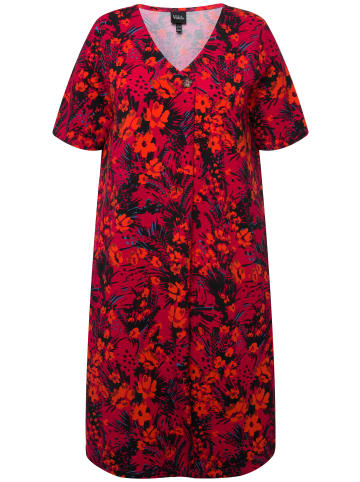 Ulla Popken Jerseykleid in magnolienrot