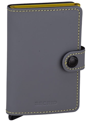 Secrid Geldbörse Miniwallet Matte in Grey-Lime