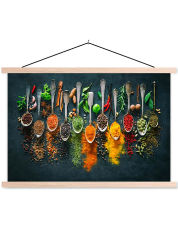 MuchoWow Poster mit Leiste Kräuter