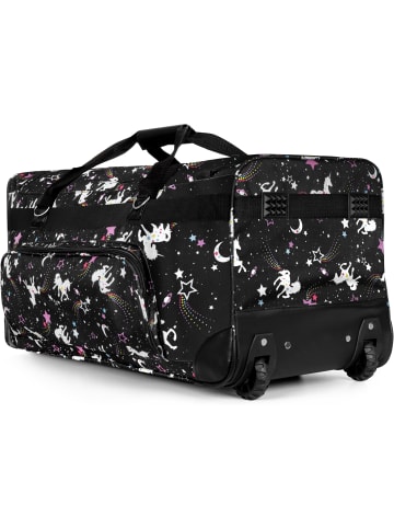 normani Trolley Reisetasche 100 Liter mit 2 Rädern in Black
