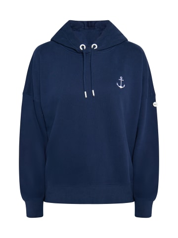 DreiMaster Maritim Kapuzenpullover in Marine