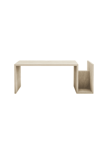 CALICOSY Couchtisch MEMO in Travertin - (W)  x (H)  x (L)  cm