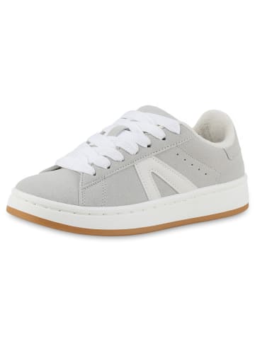 VAN HILL Sneaker Low Amara in Hellgrau