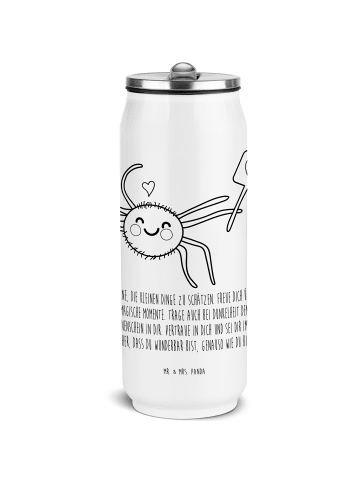 Mr. & Mrs. Panda Thermosflasche Spinne Agathe Motivation mit Spruch in Weiß